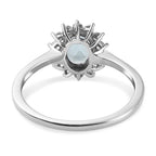 D'Joy SkyBlue Topaz & Natural Zircon Halo Ring in Platinum Overlay Sterling Silver 1.37 Ct._3811748_6