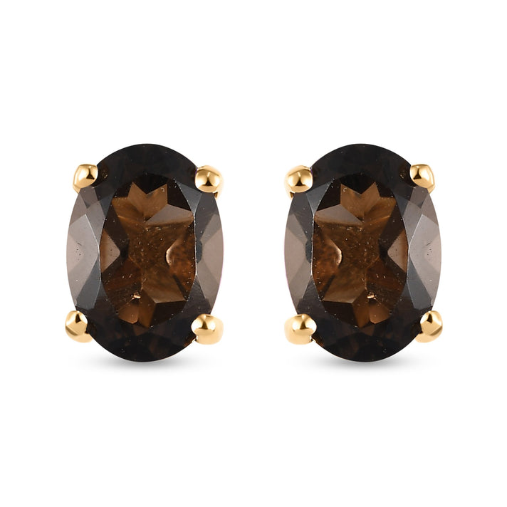 1.7 Ct. Prasiolite Earrings in Platinum Plated Sterling Silver 3815706 1