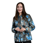 TAMSY Printed Padded Jacket (Size 20) - Blue_3881423