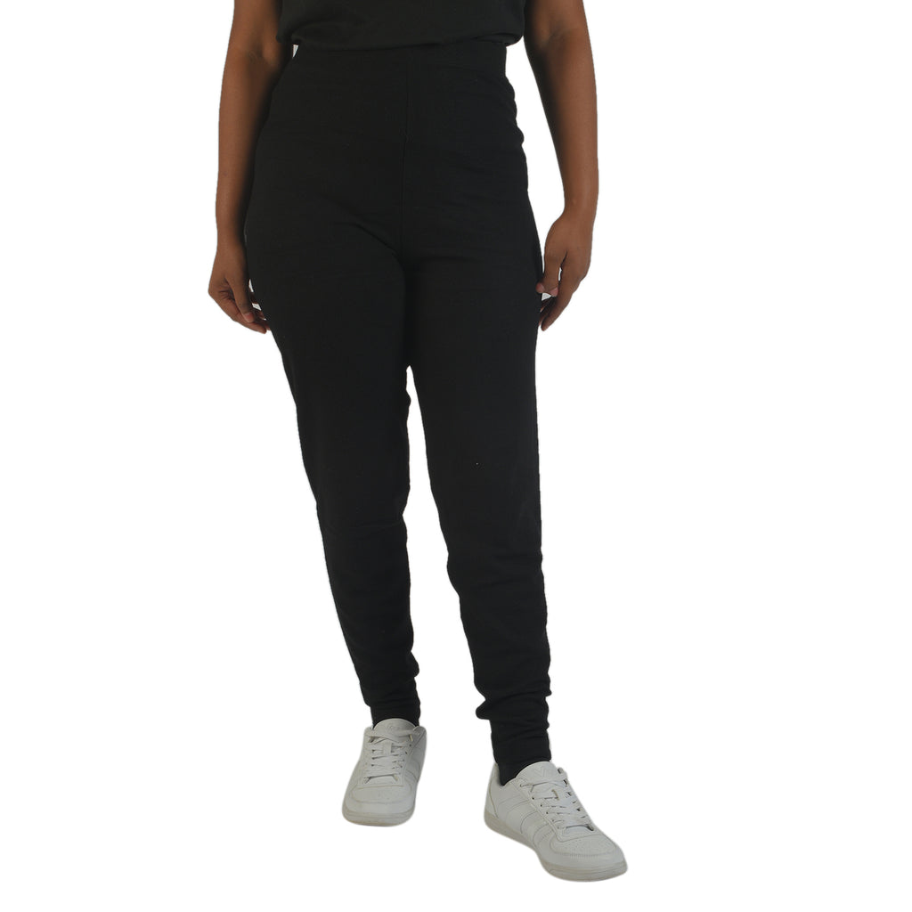 TAMSY Slim Fit Leggings (Size L-18) - Black_3884705
