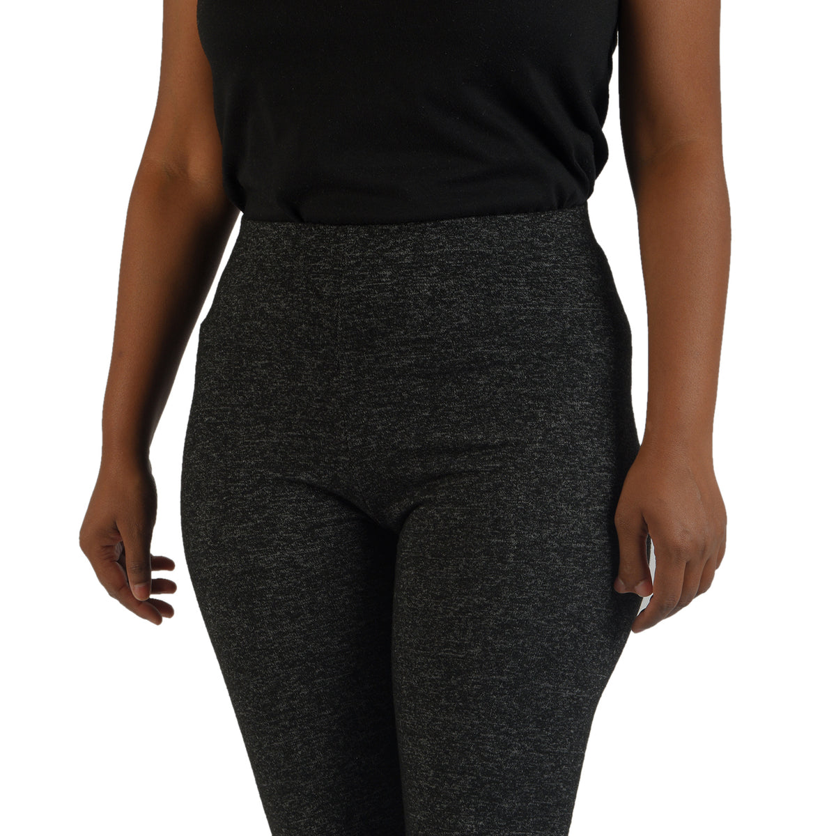 TAMSY Slim Fit Leggings (Size S-10) - Charcoal V32693633 4