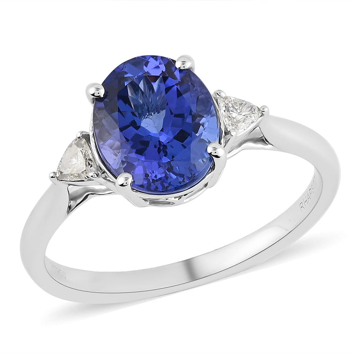 RHAPSODY 950 Platinum AAAA Tanzanite and Diamond ( VS/E-F) Ring 3.30 Ct. 3886635 1