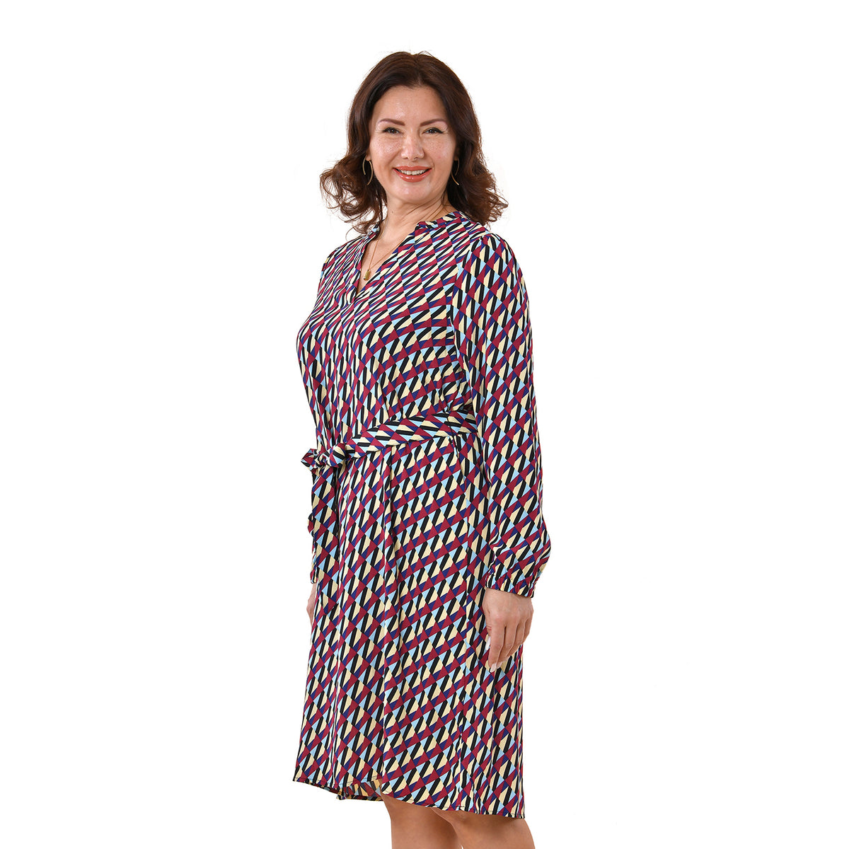 TAMSY Square Pattern Dress - Multi Colour 3887469 3