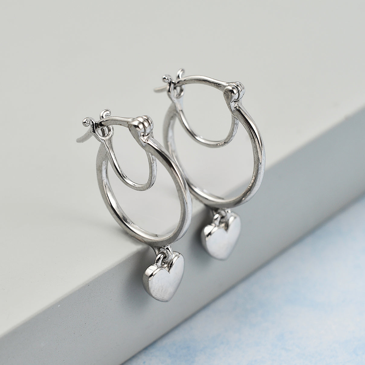 Silver Platinum Overlay Earring with Clasp in 18K Vermeil Yellow Gold Plated, Silver Wt. 6.41 Gms. 3888920 2