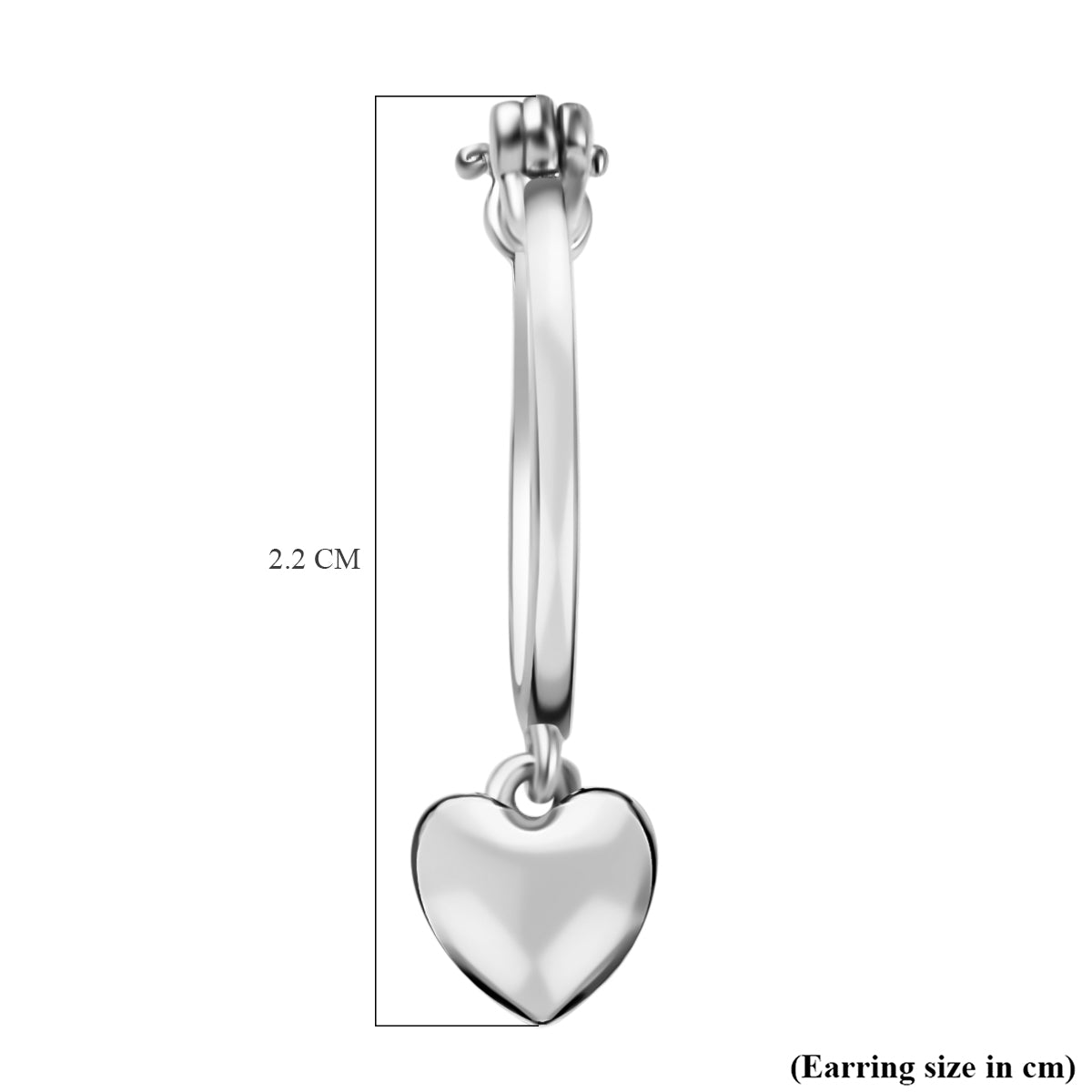Silver Platinum Overlay Earring with Clasp in 18K Vermeil Yellow Gold Plated, Silver Wt. 6.41 Gms. 3888920 5
