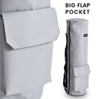 Soul Smart Solid Yoga Bag With Shoulder Strap (Size 70x20 cm) - Light Grey_3891038_4