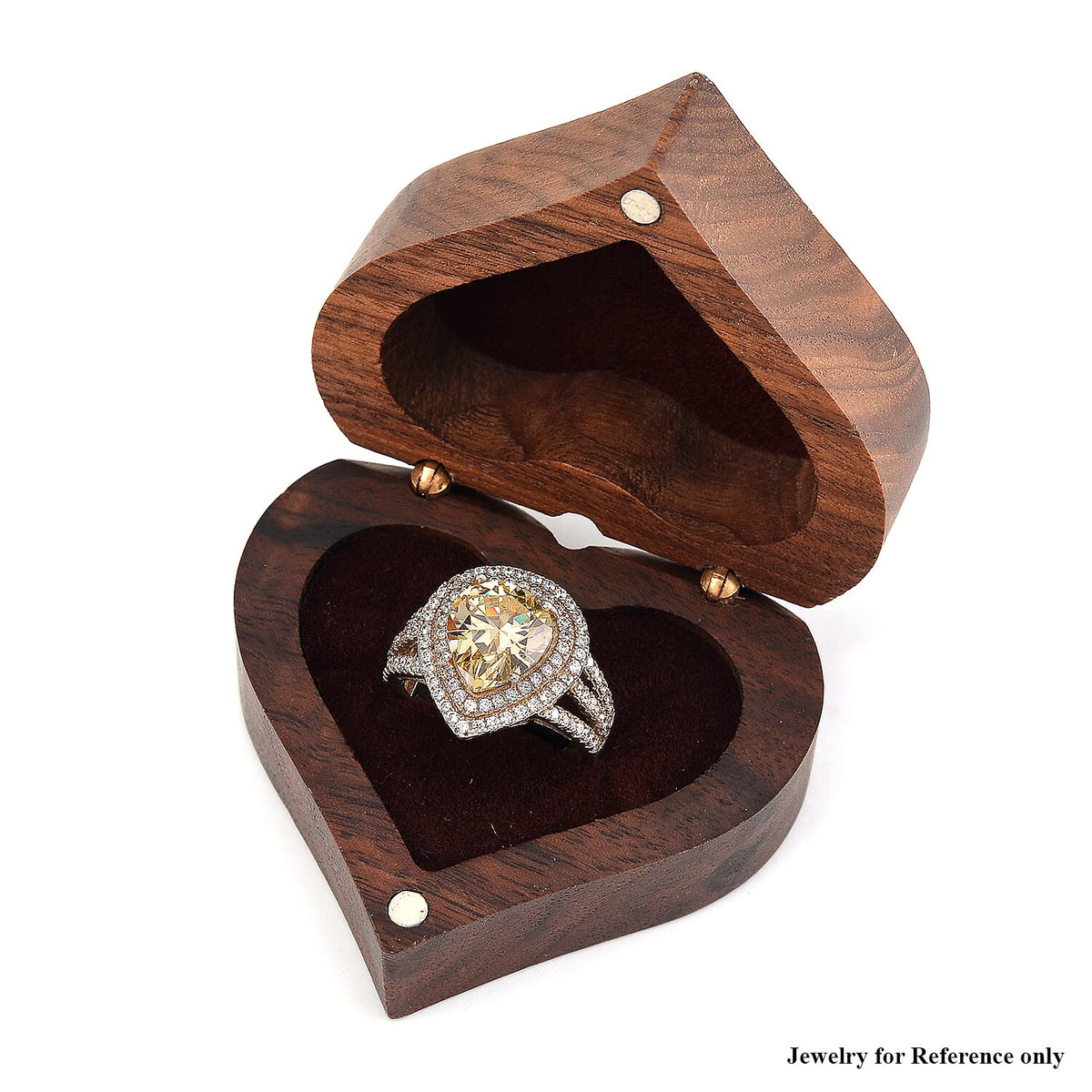 3D Curve Heart Design Ring Box 8040892 3