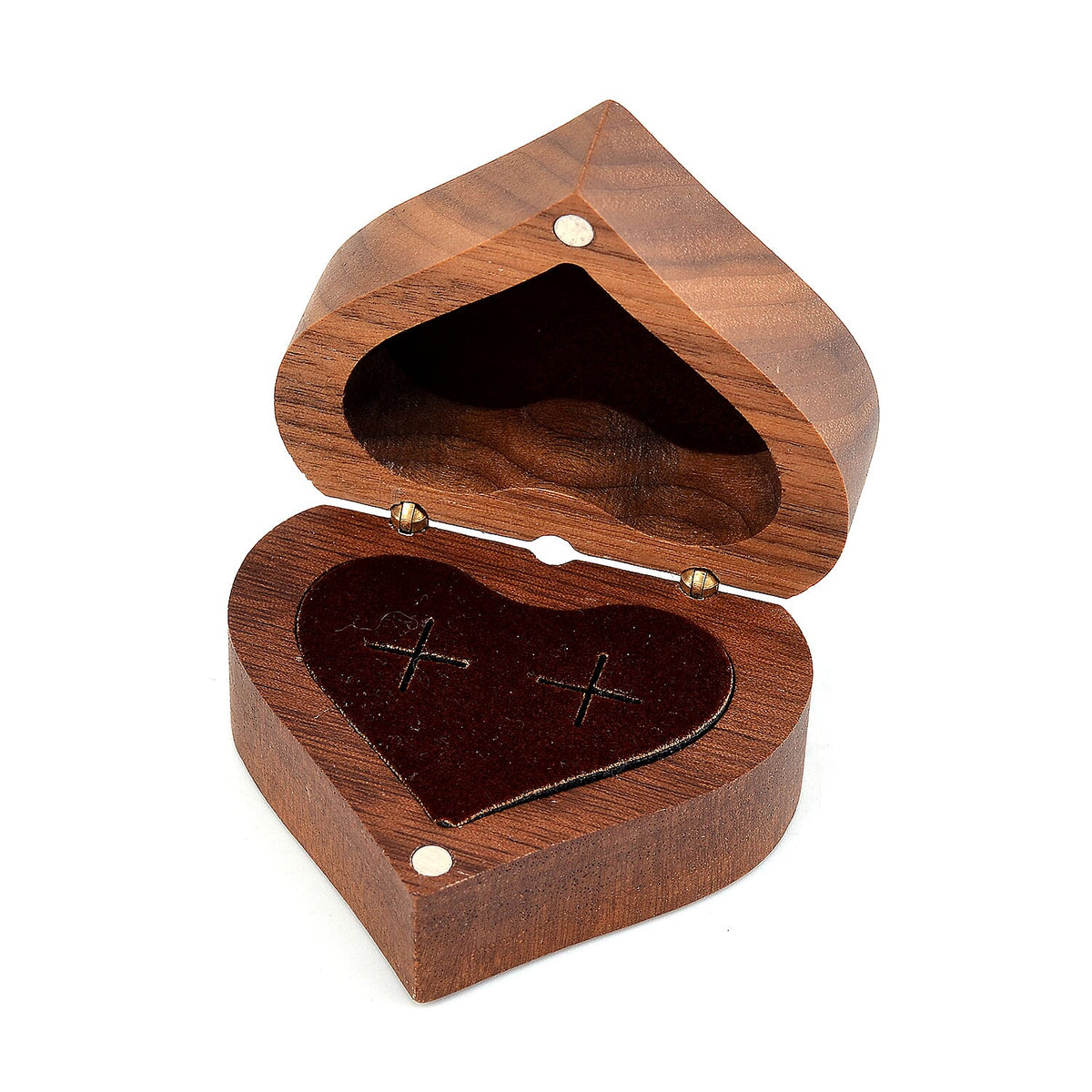 3D Curve Heart Design Stud Earrings Box 8040912 0