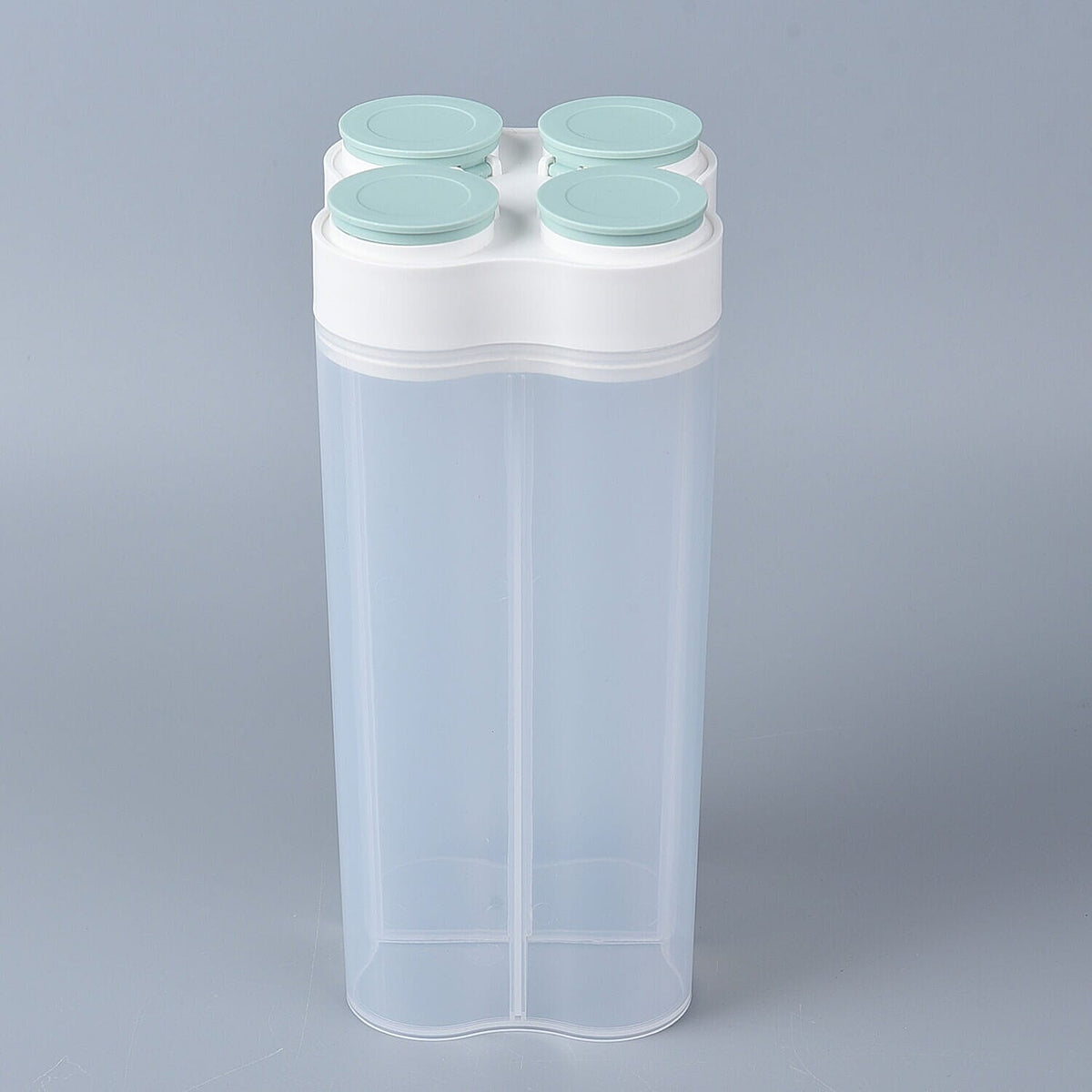 4 Compartment Storage Food Container (450ml) - Green 6639007 0