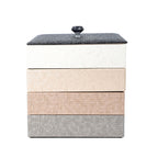 4 Layer Stackable Jewellery Organizer (Size 21x21x21 Cm) - Ombre