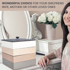 4 Layer Stackable Jewellery Organizer (Size 21x21x21 Cm) - Ombre