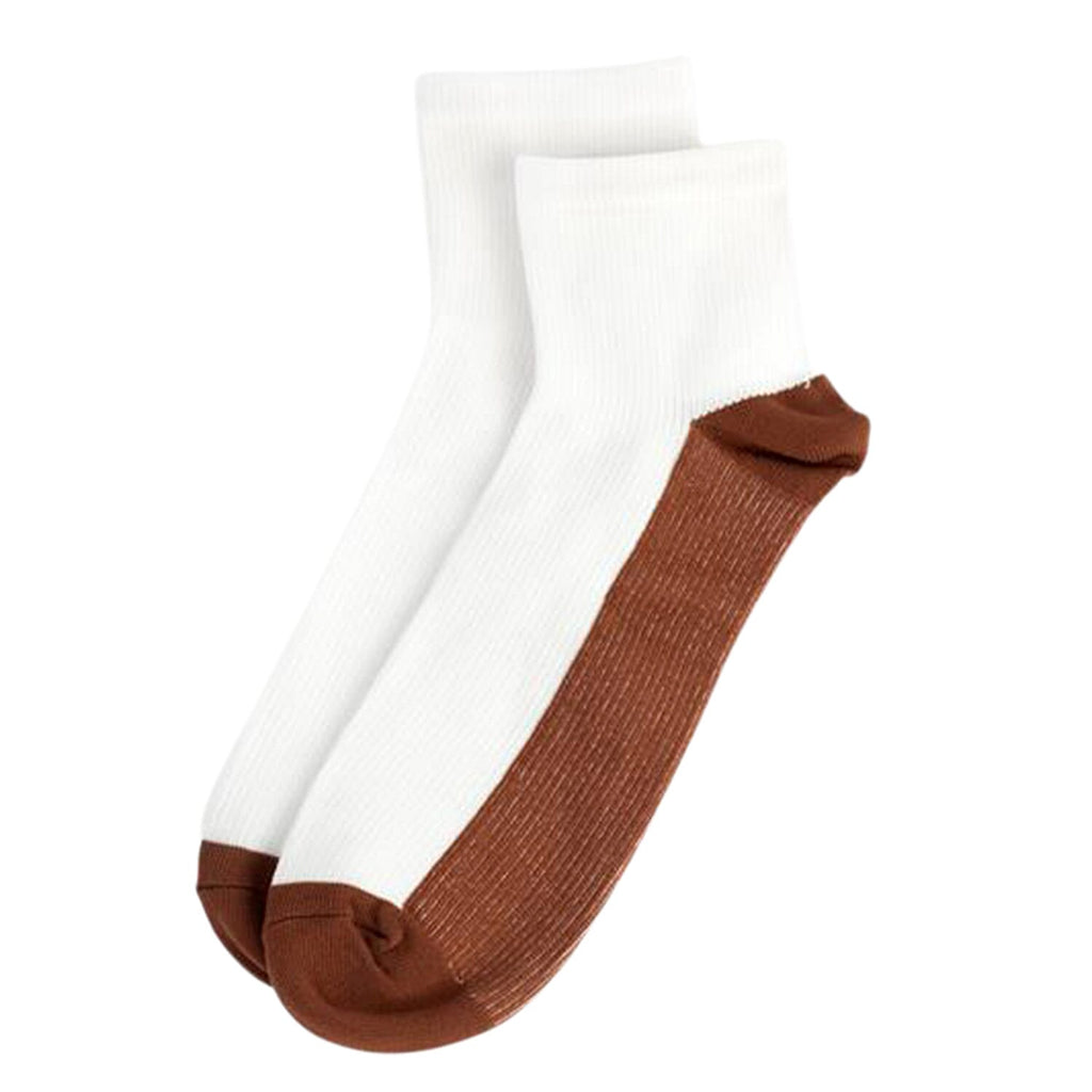 4-Pair Magic Copper Short Socks (Size L-XL) - White