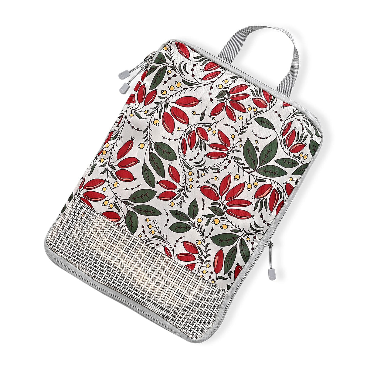 4-Piece Floral Print Clothing Storage Set - Red 8430994 2