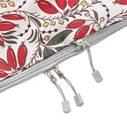 4-Piece Floral Print Clothing Storage Set - Red