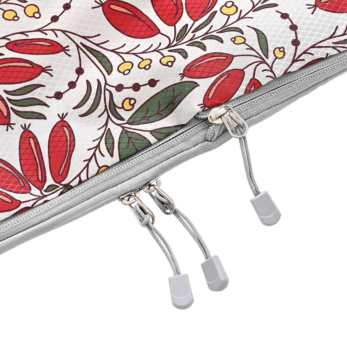 4-Piece Floral Print Clothing Storage Set - Red V32359312 3