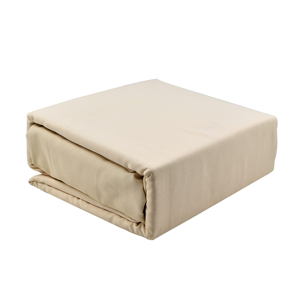 4 Piece Set - Copper Infused Solid Sheets with 2 Pillow Cases (Double Size) - Ivory 7365670 4