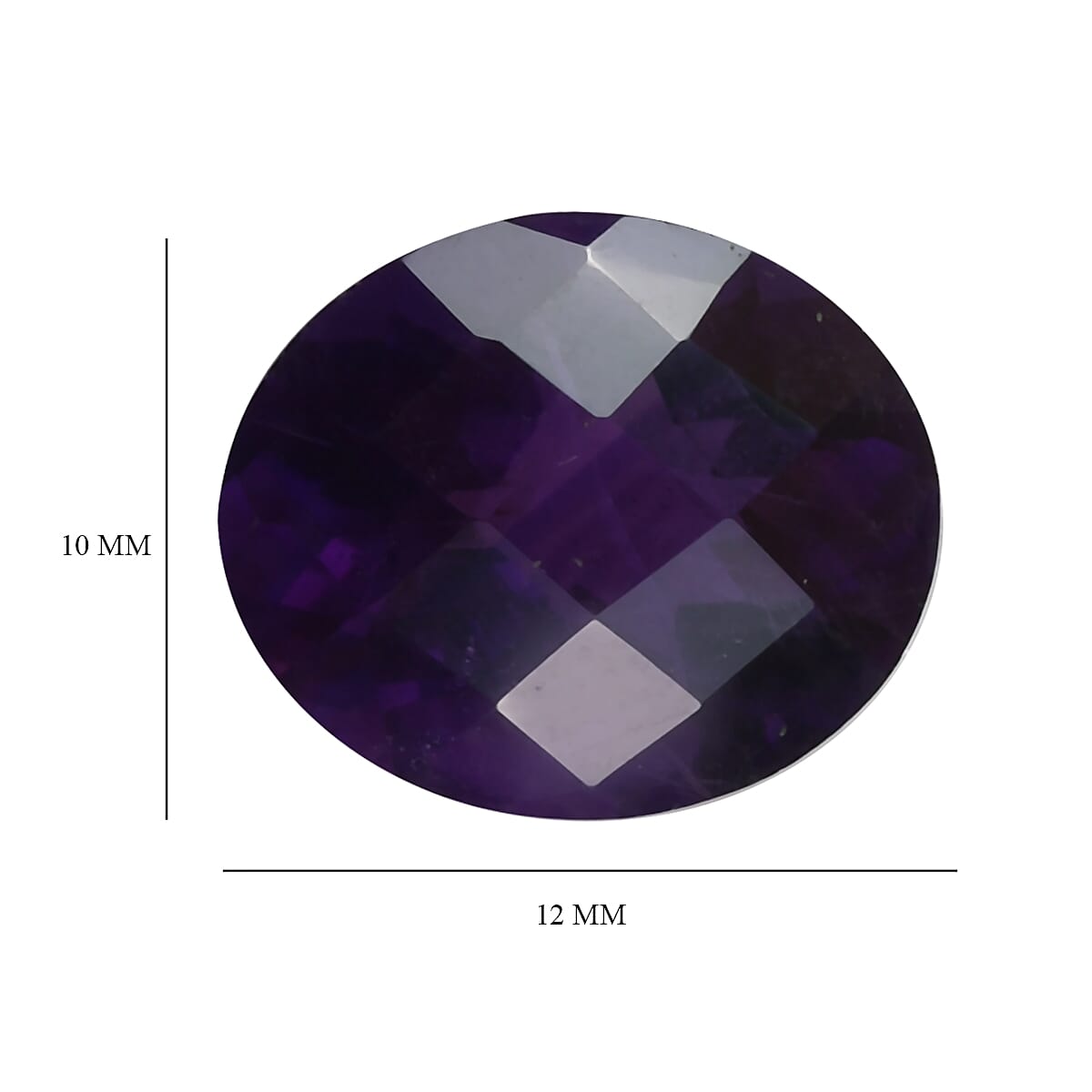 4.02 Ct. Loose African Amethyst AAA Grade OVAL 12x10 mm 6099909 4