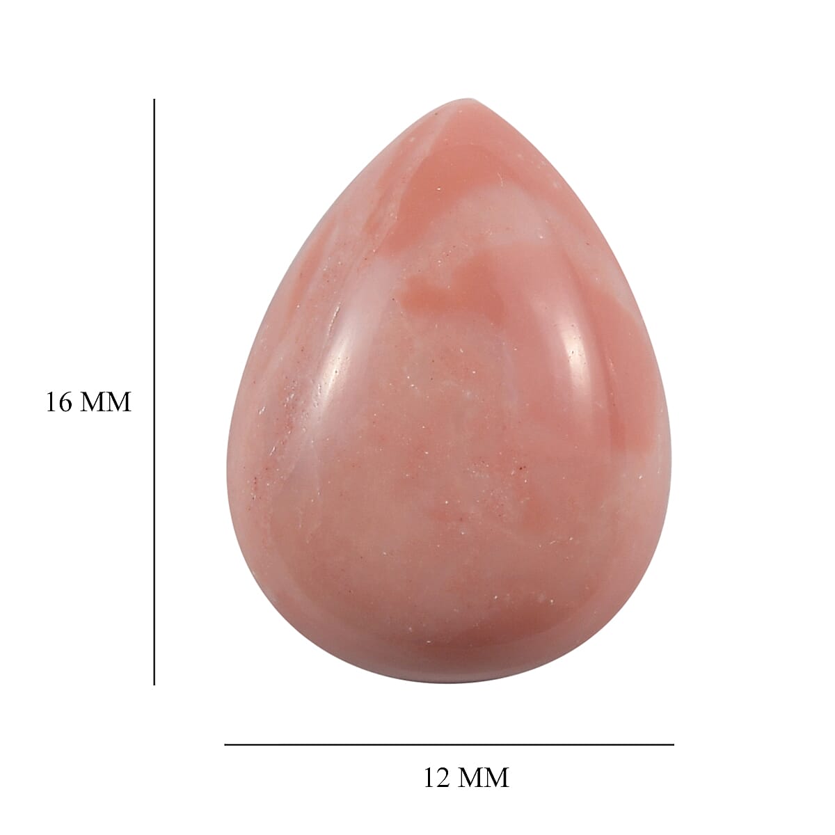 4.20 Ct. Loose Oregon Sunrise Peach Opal A Grade PEAR 16x12 mm 6261707 4