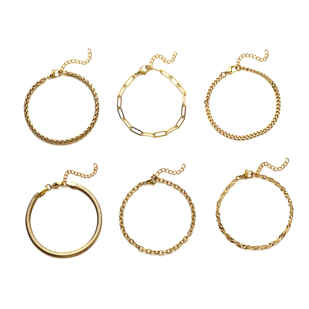 Biggest Jewellery Gift Idea 2025 - 15 Piece Set -  Clasp and Earring and Necklace and Bracelet Pure White Stainless Steel_4071846_3