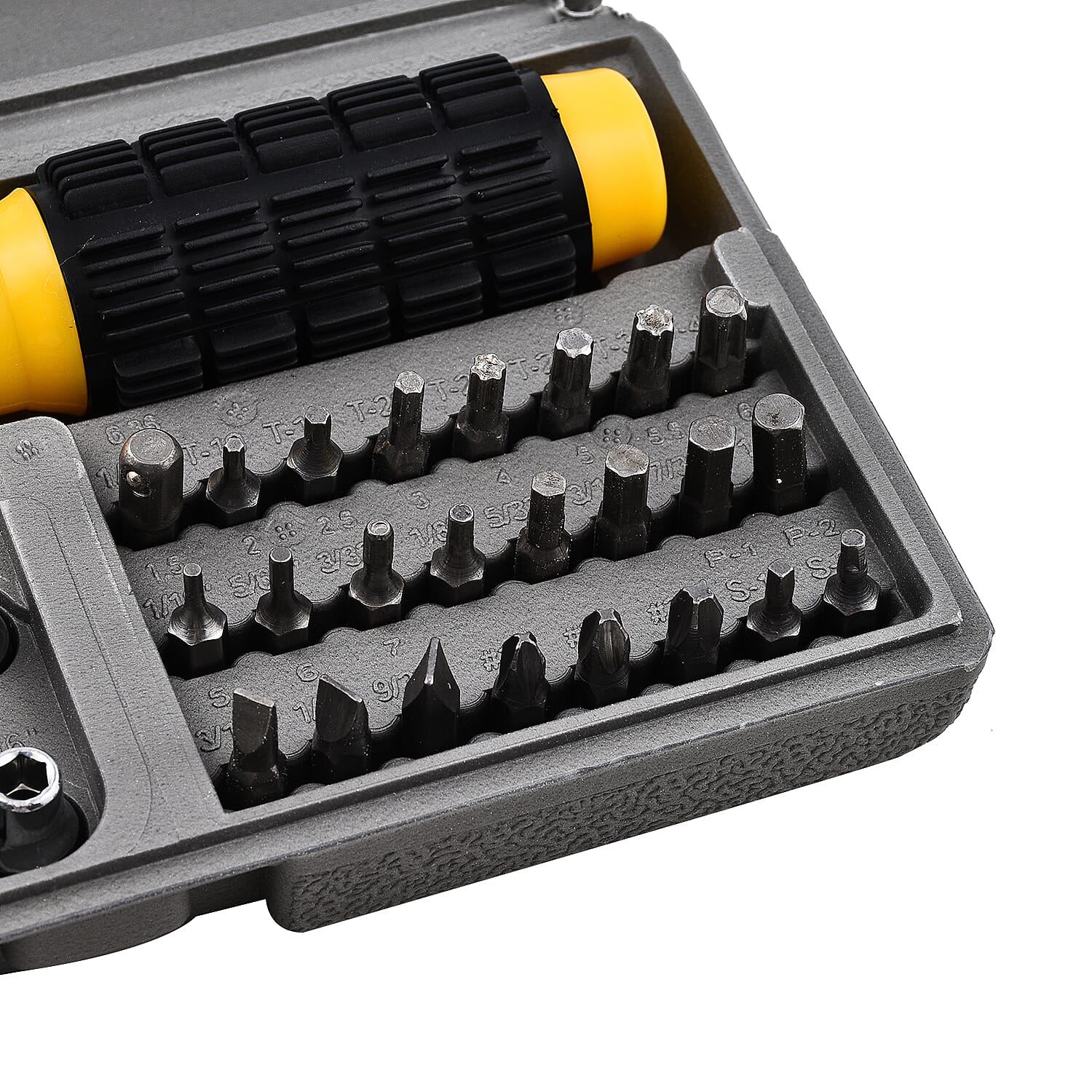 41 Piece Socket and Bit Set in Grey Molded Case (Size 21x11x4 Cm) 7013765 5