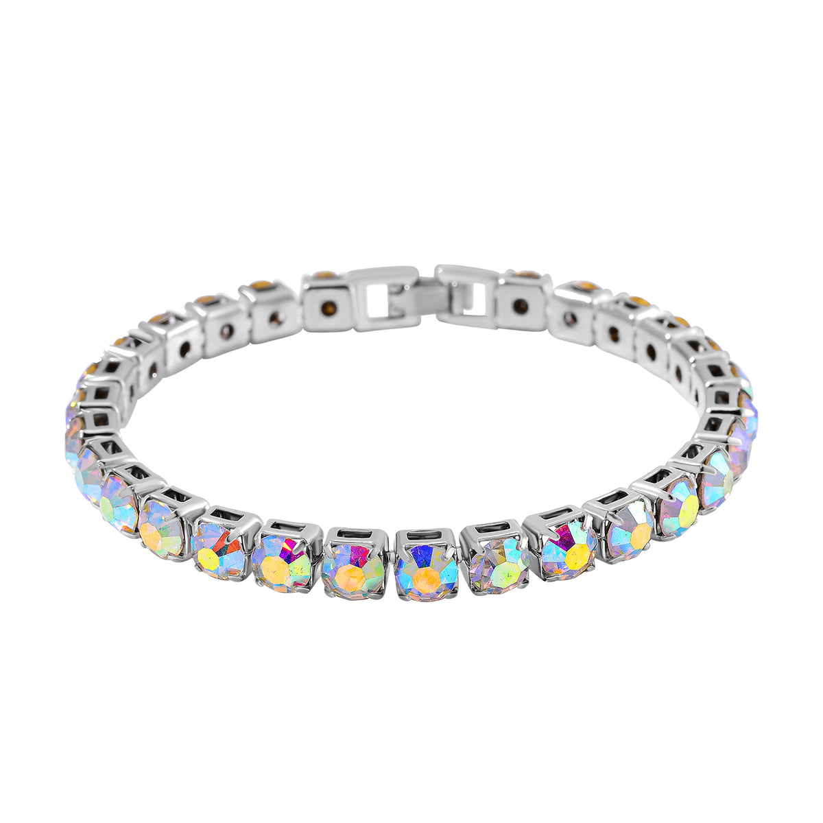 3 Piece Set of White Mystic Crystal Bracelet (7.5 Inch) with Bracelet Buddy and Bracelet Box 70.00 Ct. V32607606 5