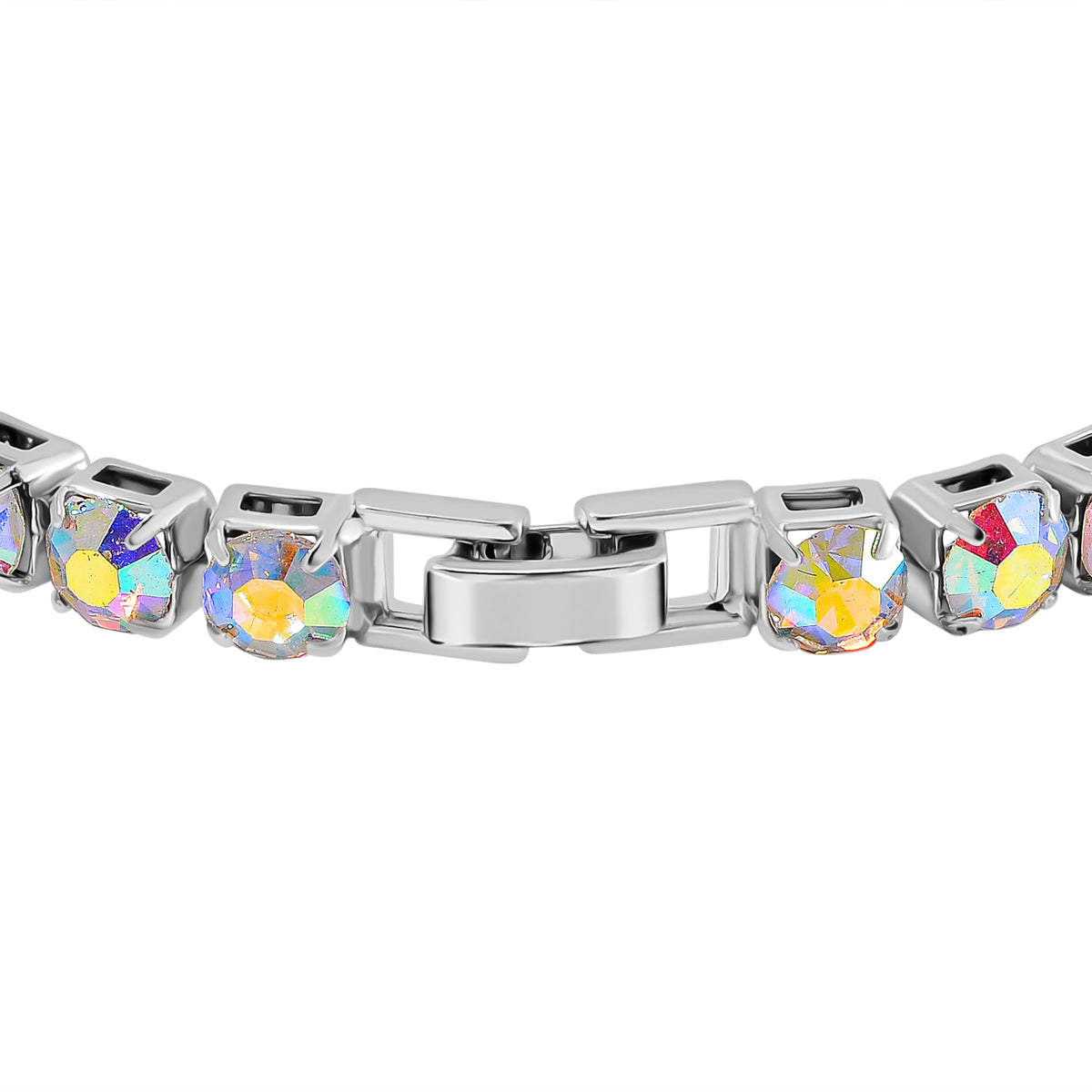 3 Piece Set of White Mystic Crystal Bracelet (7.5 Inch) with Bracelet Buddy and Bracelet Box 70.00 Ct. V32607606 6