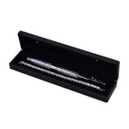 3 Piece Set - White Mystic Crystal Bracelet (Size 7.5) with Bracelet Buddy & Bracelet Box 70.00 Ct._4124147_7