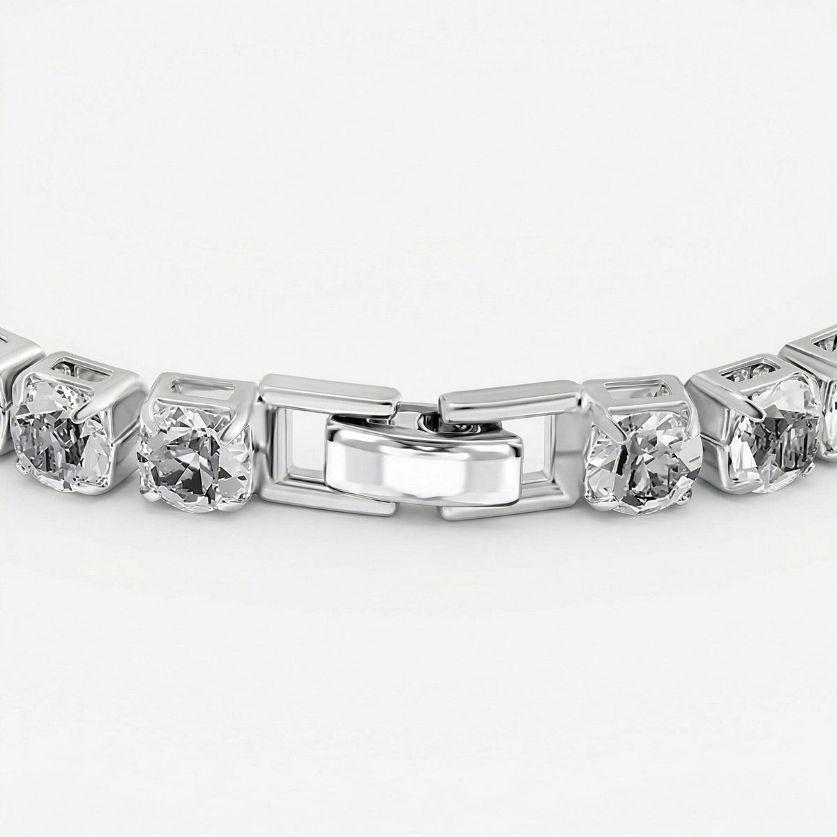 3 Piece Set of White Crystal Bracelet (7.5 Inch) with Bracelet Buddy and Bracelet Box 70 Ct V32619114 5