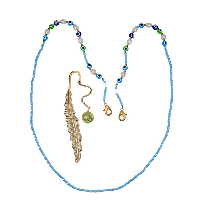 Close Out Deal- Set of 2 - Fresh Water Pearl and Murano Glass Necklace and Bookmark 4218948 1