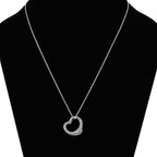 Royal Bali - Handmade Sterling Silver Heart Tulang Naga Pendant with Chain (Size 20)_4245803_2