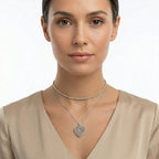 LUCY Q Amore Filigree Collection - Heart Pendant with Adjustable Chain (Size 28/24/20/16) in Rhodium Overlay Sterling Silver_4249661_4