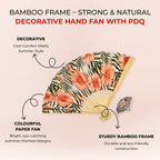 Set of 4 Decorative Hand Fans