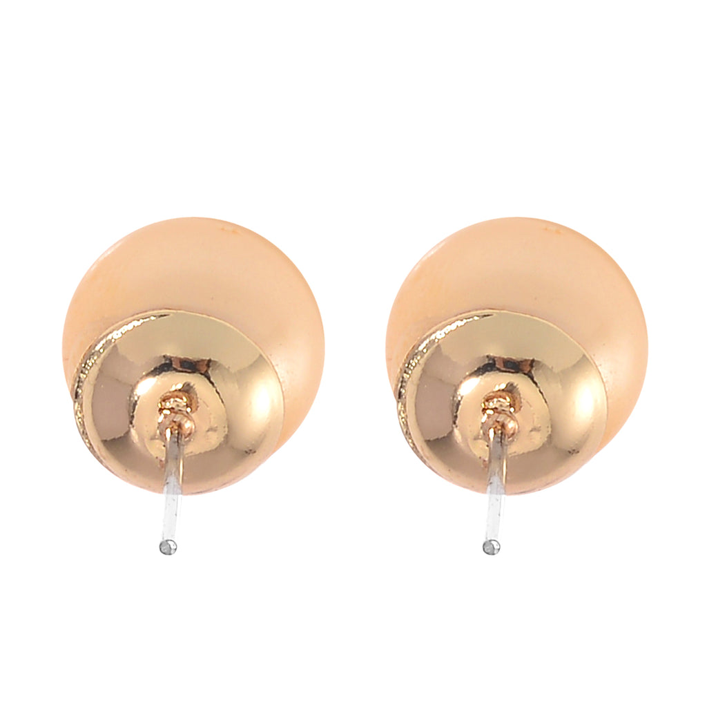2 Piece Set - Golden Shell Pearl Bracelet (Size - 6.5+1.5 Ext) & Earring With Push Back in Yellow Tone 45.01 Ct._4287481_7