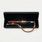 3 Piece Set - Yellow Crystal Bracelet (Size 7.5) with Bracelet Buddy & Bracelet Box