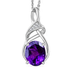 Champagne Diamond Pendant with Chain (Size 20) in Rhodium Overlay Sterling Silver 0.48 Ct._4325603