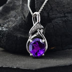 Champagne Diamond Pendant with Chain (Size 20) in Rhodium Overlay Sterling Silver 0.48 Ct._4325603_1