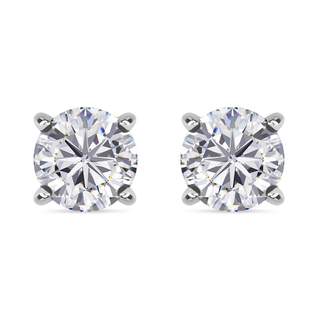 2 Piece Set Moissanite Bracelet & Earrings (Size 8) with GB Lock Box in Rhodium Overlay Sterling Silver 11.25 Ct, Silver Wt. 9.05 Gms._4375303_4