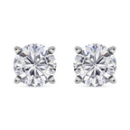 2 Piece Set Moissanite Bracelet & Earrings (Size 8) with GB Lock Box in Rhodium Overlay Sterling Silver 11.25 Ct, Silver Wt. 9.05 Gms._4375303_4