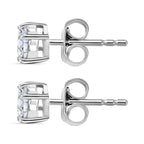 2 Piece Set Moissanite Bracelet & Earrings (Size 8) with GB Lock Box in Rhodium Overlay Sterling Silver 11.25 Ct, Silver Wt. 9.05 Gms._4375303_5