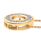 Luxuriant - Diamond Lab Grown Diamond (VS/E-F) Pendant with Chain (Size 20) in 18K Vermeil Yellow Gold Plated Sterling Silver 1.00 Ct._4387538_3