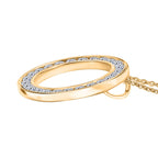 Luxuriant - Lab Grown Diamond (SI/G-H) Circle of Life Pendant with Chain (Size 20) in 18K Vermeil Yellow Gold Plated Sterling Silver 1.00 Ct._4388827_3