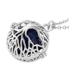 Lapis Lazuli, African Amethyst, Green Aventurine, Red Agate, Rose Quartz, Opalite & Yellow Tigers Eye Pendant with Chain (Size 20 + 2 Ext) with Lobster Clasp in Yellow Gold Plated 70.00 Ct._4389618_4