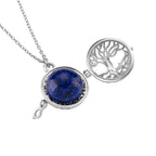 Lapis Lazuli, African Amethyst, Green Aventurine, Red Agate, Rose Quartz, Opalite & Yellow Tigers Eye Pendant with Chain (Size 20 + 2 Ext) with Lobster Clasp in Yellow Gold Plated 70.00 Ct._4389618_5