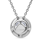 Luxuriant Diamond SGL Certified Lab Grown Diamond (SI-GH) Pendant with Chain (Size 18-20) in Rhodium Overlay Sterling Silver 1.00 Ct.