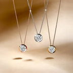 Luxuriant Diamond SGL Certified Lab Grown Diamond (SI-GH) Pendant with Chain (Size 18-20) in Rhodium Overlay Sterling Silver 1.00 Ct.