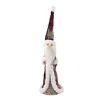 44 Cm Traditional Santa - Burgundy