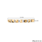 Set of 3 - Lab Grown Diamond (SI/GH) Stackable Ring in 18K Vermeil Yellow Gold Plated Sterling Silver 0.51 Ct, Silver Wt. 5.43 Gms._4425289_5