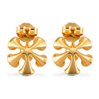 Bloomstone Collection - Set of 2 - Multi Colour Crystal Necklace (Size - 18-2 Ext) and Push Back Earring