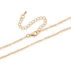 Bloomstone Collection - Set of 2 - Multi Colour Crystal Necklace (Size 16+2 Ext) and Push Back Earring_4425465_5