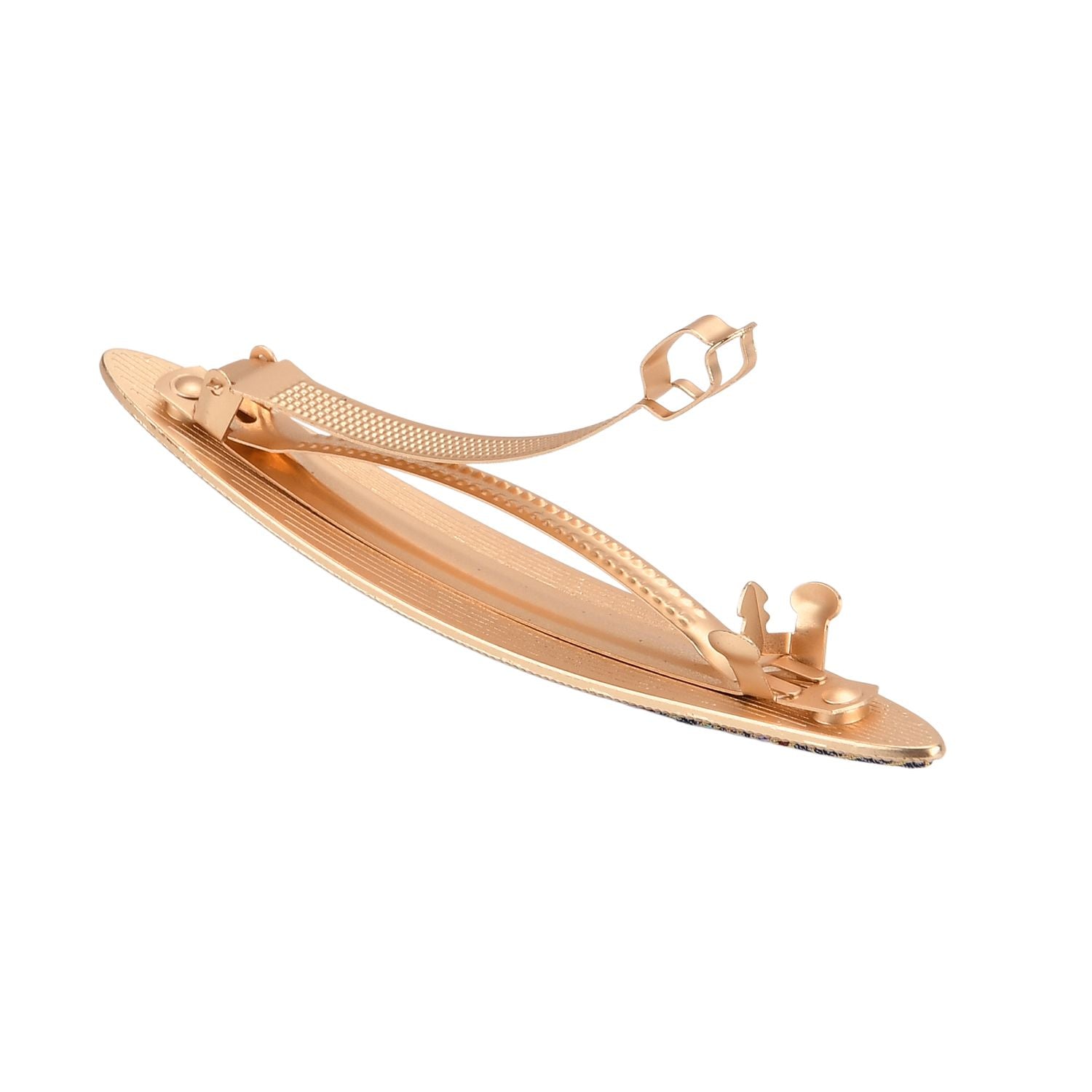 La Marey Signature Silk Multicolour Hairpins &amp; Push Back Earring Set V32539362 8